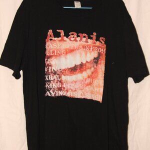 Vintage Alanis Morrissette "Supposed Former Infatuation Junkie" Album T-shirt